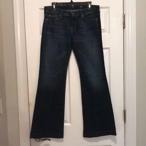 “7 For All Man Kind” Dark Denim Jeans